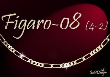 Figaro 08 ( 4-2 ) - náramek zlacený